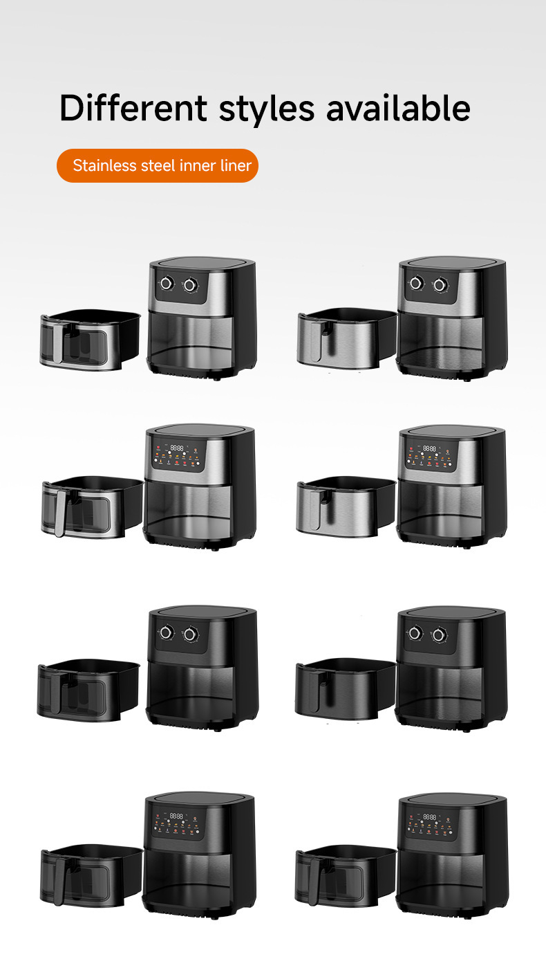 Cross-border 15L touch oven, aluminum-coated non-stick pan, visible electric oven, household and export 110V air fryer pic 22