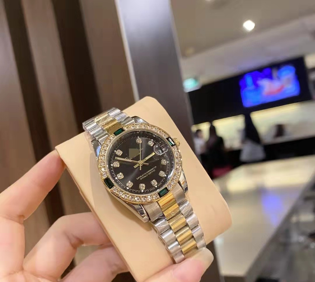 微商劳力家士日志系列时尚潮流钢带手表女名表石英手表女男代发详情17