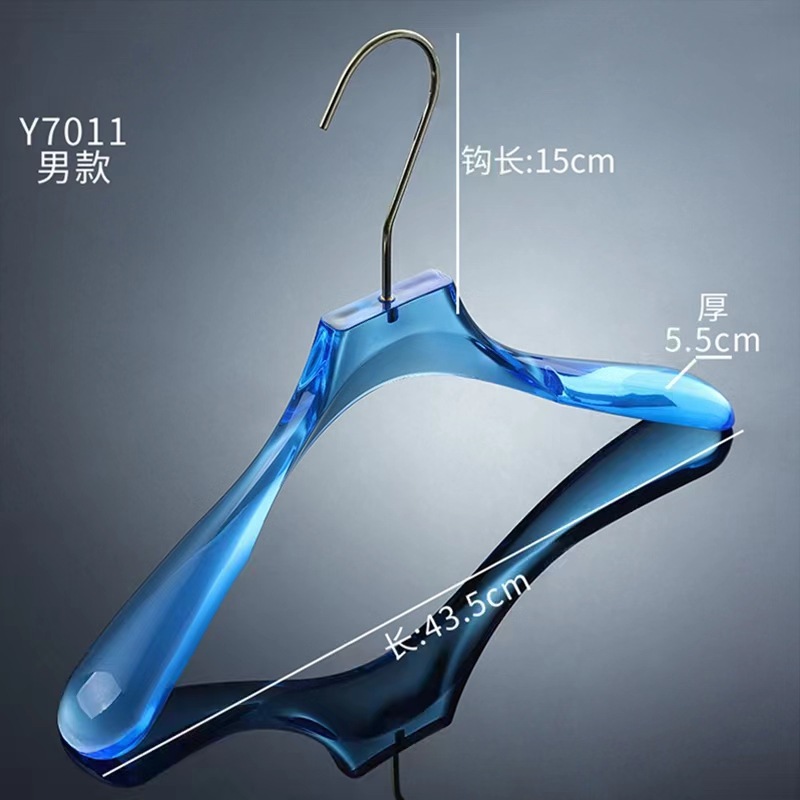 水晶透明衣架服装店专用男女同款详情1
