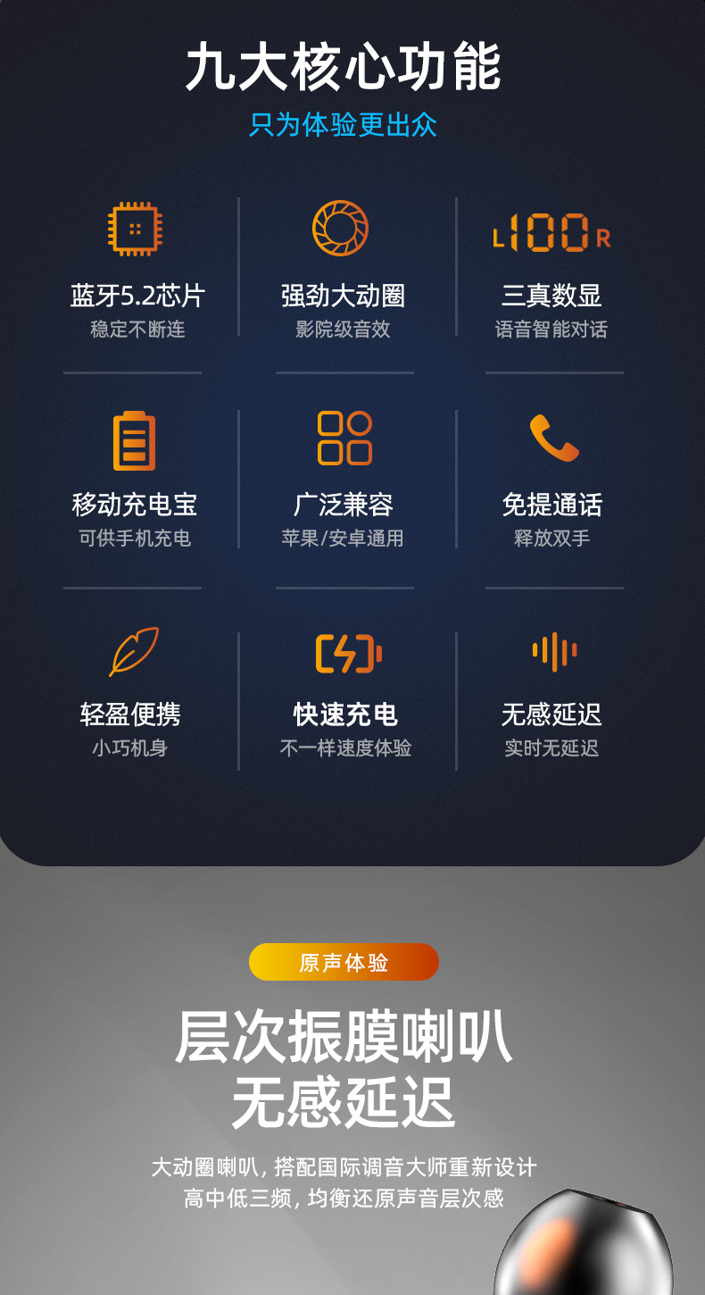 Transfronterizo explosivo tipo de auriculares bluetooth clip no en el oído deportes mini auriculares inalámbricos modelo privado huaqiangbei en stock pic 4