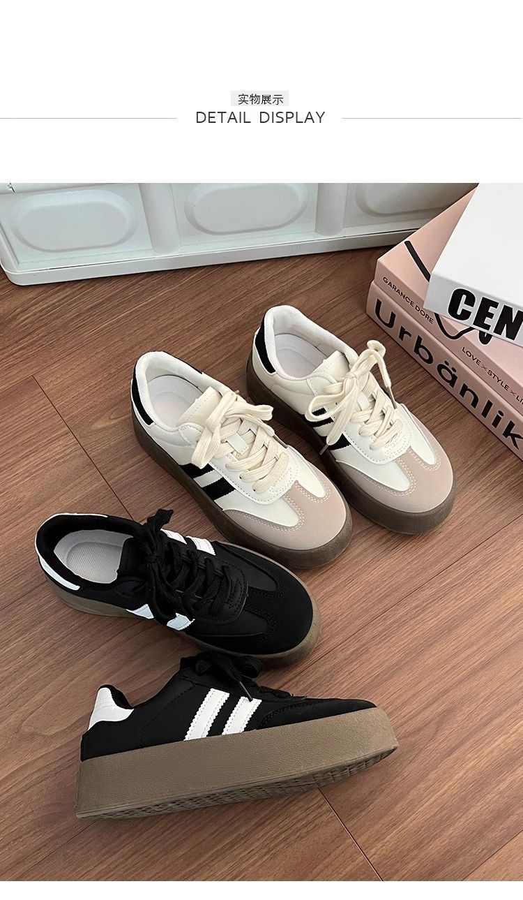 女鞋软底不累脚2025春秋新款时尚百搭小白鞋轻便厚底耐磨休闲鞋详情15