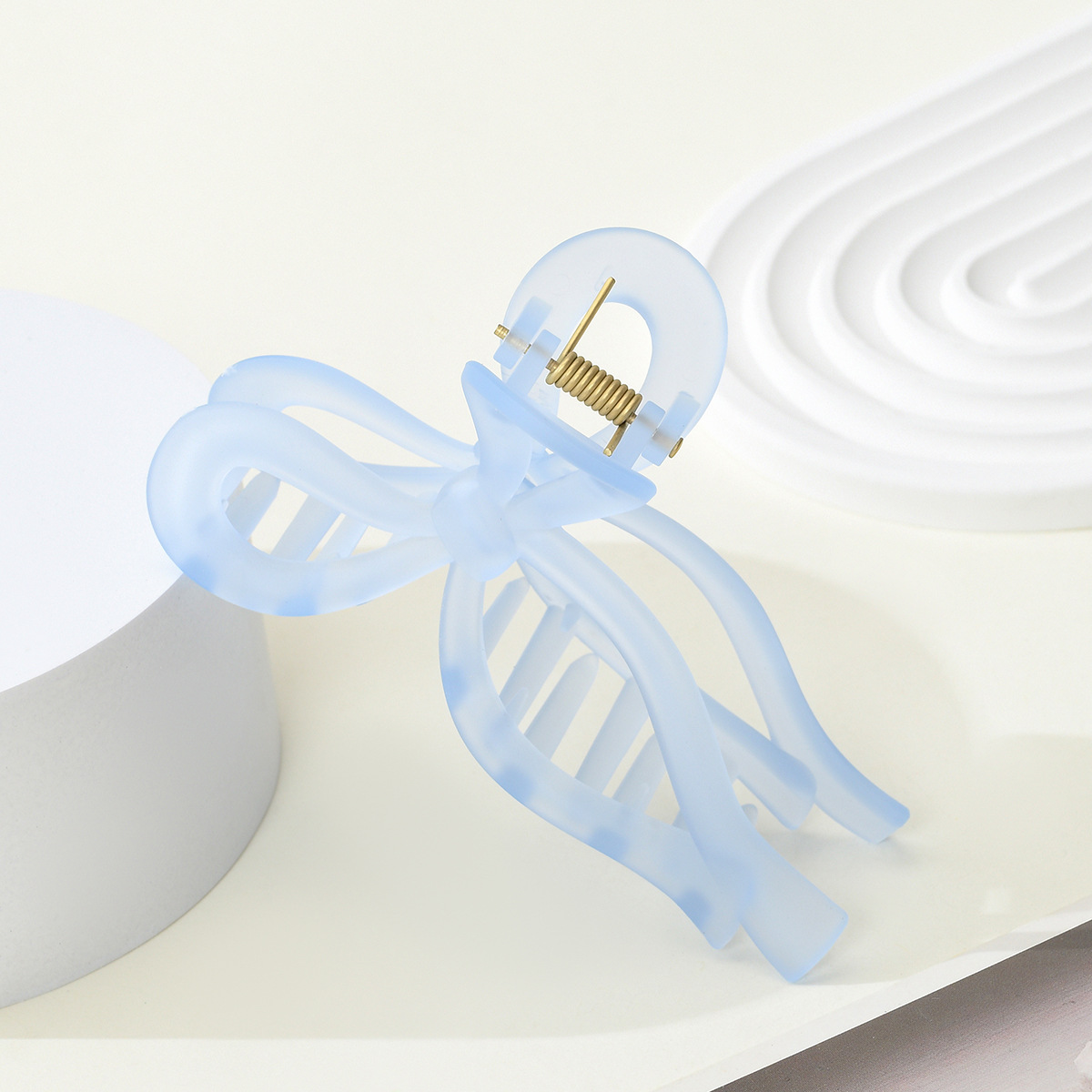 Ins-style macaron-colored hair clips with a matte texture, versatile shark clips, back head hair accessories, and bath hair clips pic 8