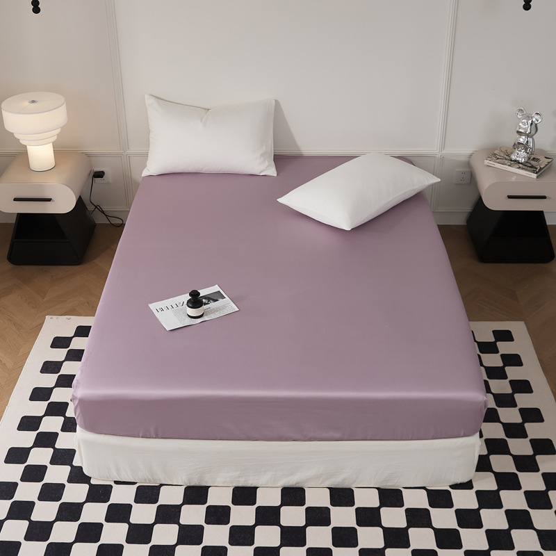 Single-piece quilt cover, pure cotton long-staple cotton bed sheet, bed cap, oversized quilt cover, skin-friendly single and double solid color bedding pic 104