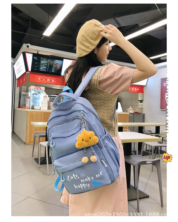 书包女小学生三到六年级轻便减负大容量双肩包新款初中高中生背包详情9