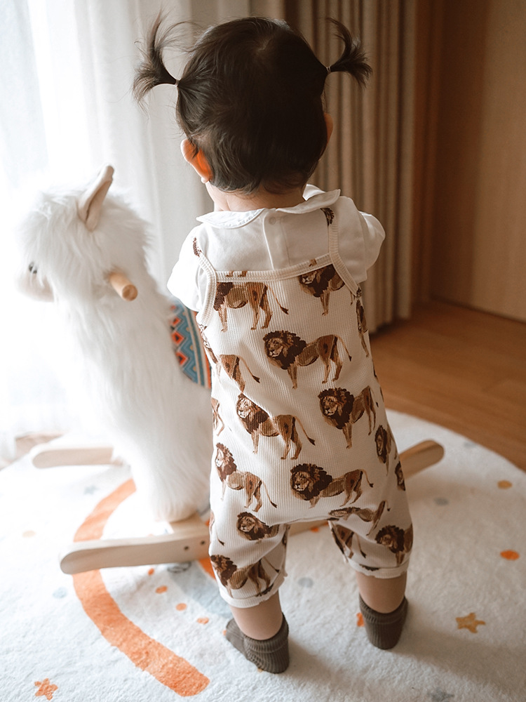 2025夏款婴儿衣服ins婴儿连体衣a类宝宝吊带哈衣爬服详情47