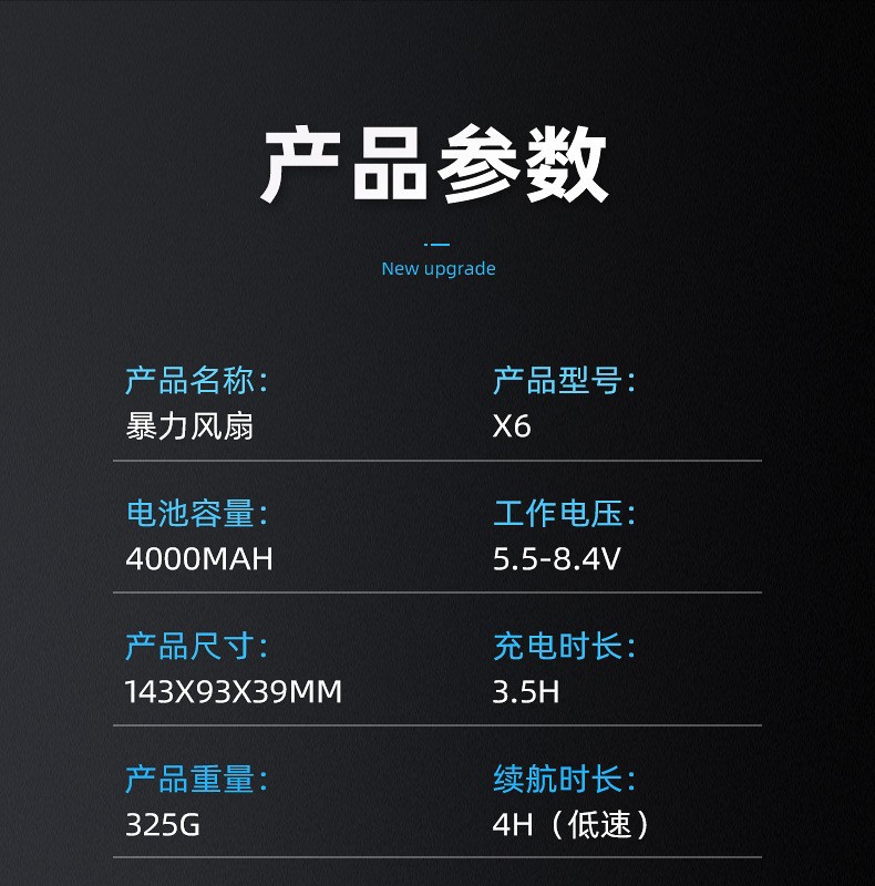 X3暴力涡轮风扇130000RPM52+M/S无刷电机工业吹尘风扇涡轮风扇详情11