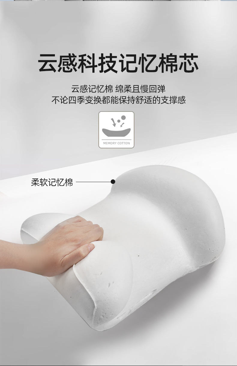 汽车头枕记忆棉腰靠四季通用车用护颈枕汽车内饰用品座椅靠枕靠垫详情35