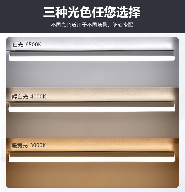 t8灯管铝塑分体宽电压双排灯珠高流明无频闪t8led灯管1米2详情25