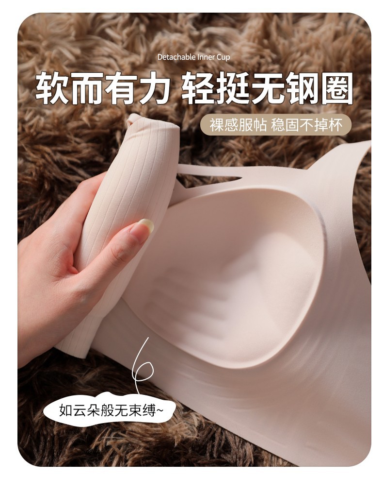 Skin-friendly underwear for women: Gather small breasts to look larger; prevent outward expansion; palm cups to look larger; bras to tuck in breasts and prevent sagging pic 17