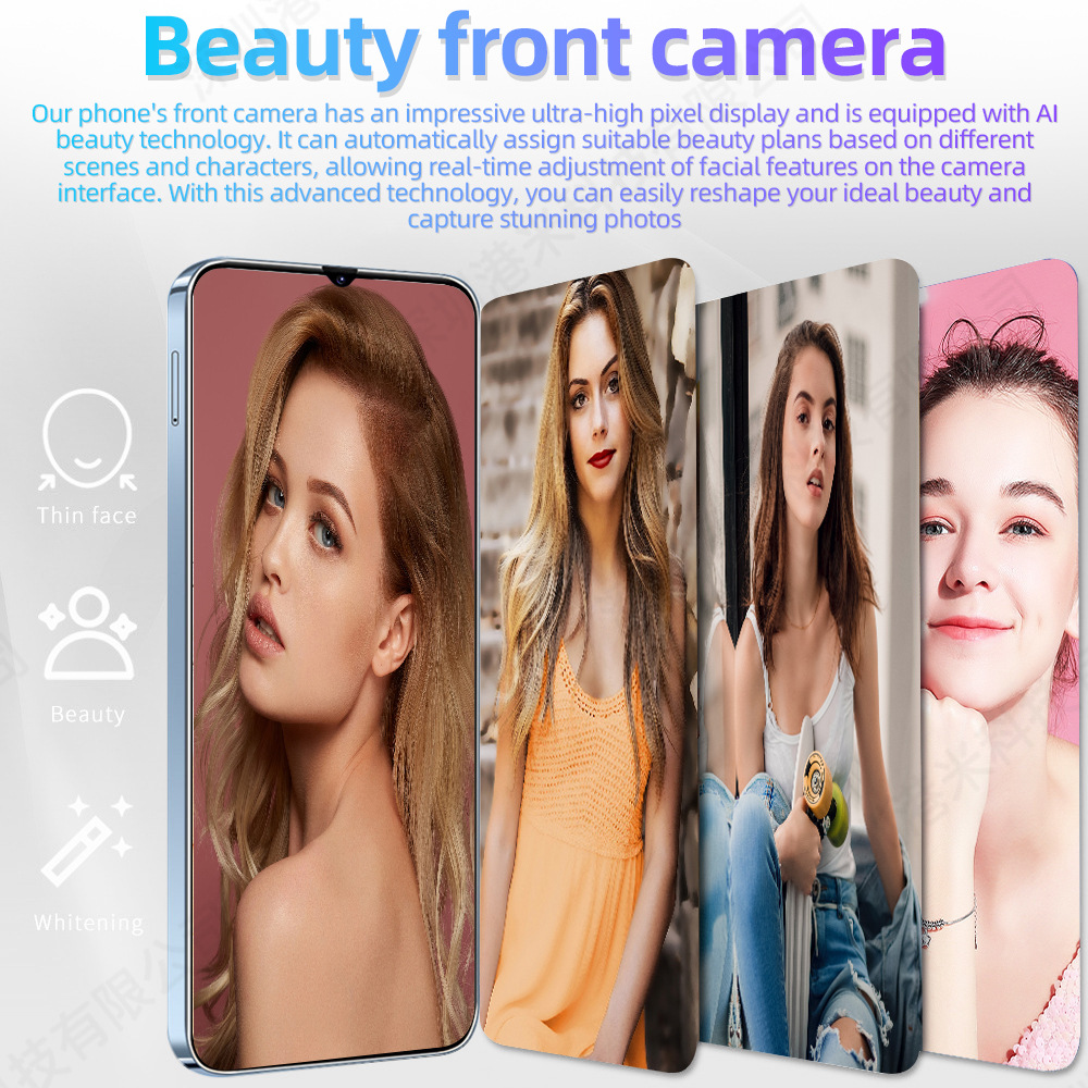 2025 Cross-border smart phone I16 promax Android phone brand new unopened factory wholesale price, customizable LOGO pic 7