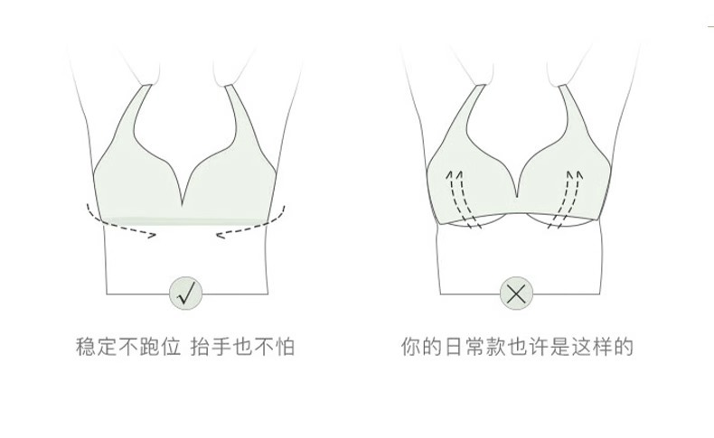 背心式隐形无痕内衣深肤无尺码女收副乳聚拢薄款无钢圈舒适文胸罩详情18