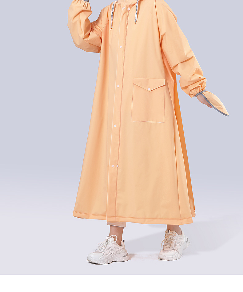 EVA环保长款电瓶车成人骑行外穿非一次性加长加厚防暴雨雨衣雨披详情27