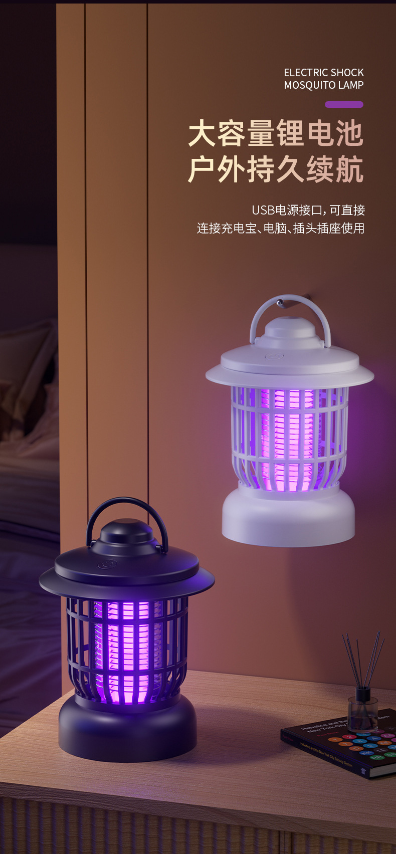 2023 Outdoor Camping lights, ambient lighting, camping lights, retro horse lanterns, gifts, USB charging tents, camp lights pic 17