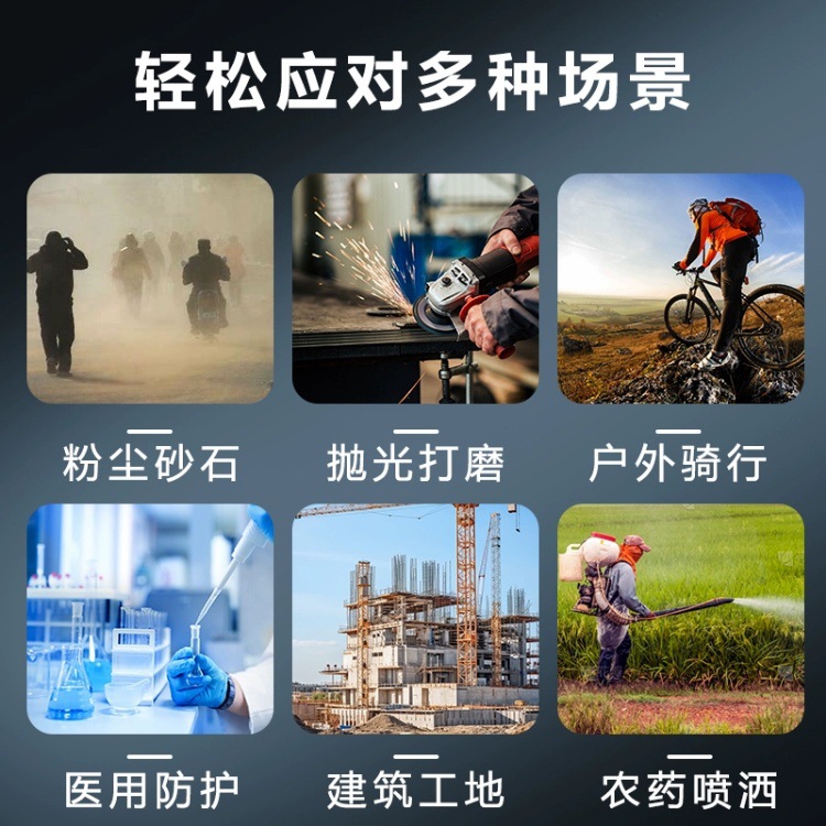 护目镜工业切割劳保防飞溅防灰尘不起雾可戴眼镜防尘防护眼镜骑行详情7