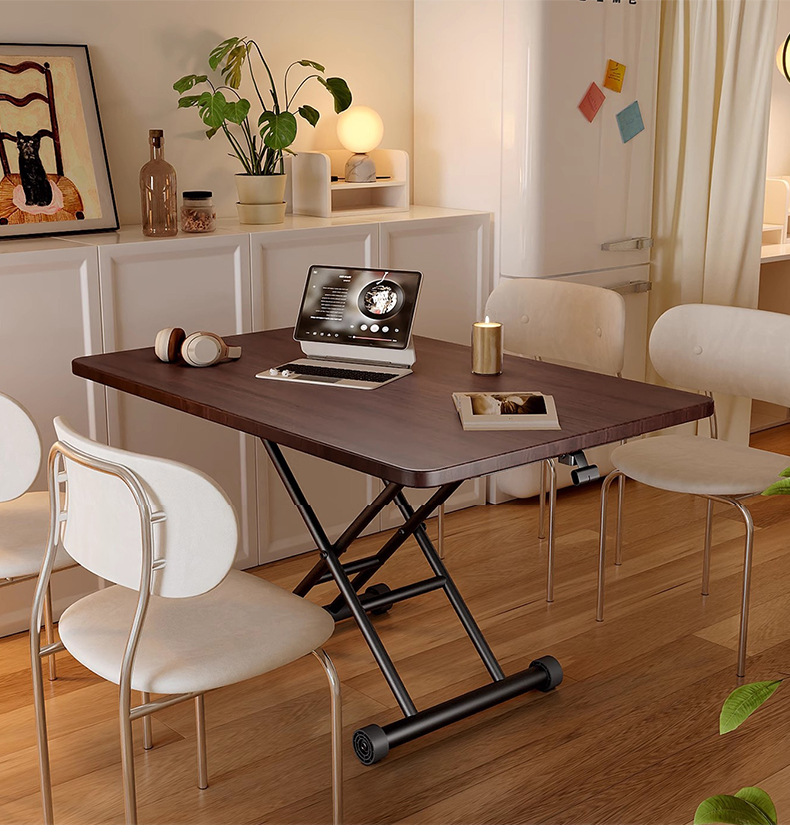 可升降家用折叠茶几吃饭桌电脑书桌小户型长方形餐桌小桌子批发详情9