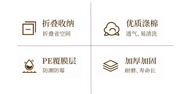 棉麻家用脏衣篮折叠大容量洗衣篮收纳玩具收纳筐手提浴室脏衣篓详情10
