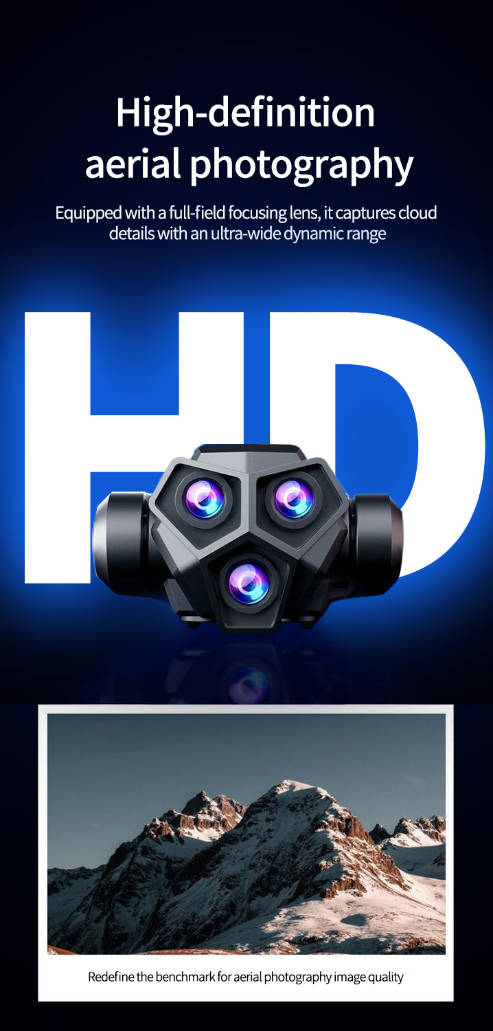 The cross-border X6 drone is equipped with a screen, brushless obstacle avoidance remote control aircraft, and a one-click airdrop aerial photography quadcopter pic 12