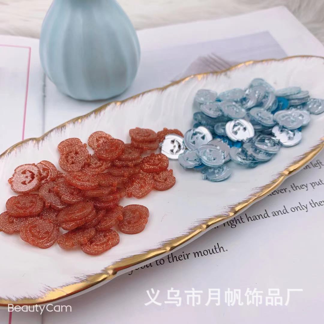 DIY南瓜笑脸汉服耳坠耳饰手链挂件吊坠配件厂家库存尾货亏本处理详情7