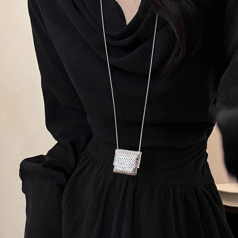 高级感原创自制 韩版ins海洋派大星长款项链小众复古可调节毛衣链详情11