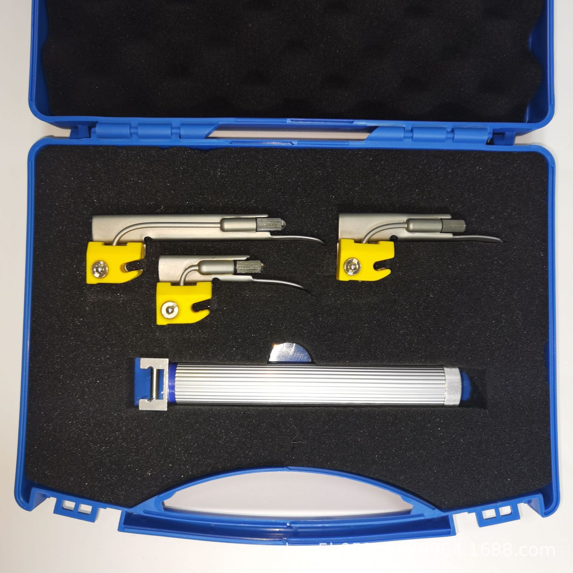 Cross-border exclusive supply Yongle laryngoscope LED light ultra-white bright anesthetic laryngoscope stainless steel adult laryngoscope set pic 9