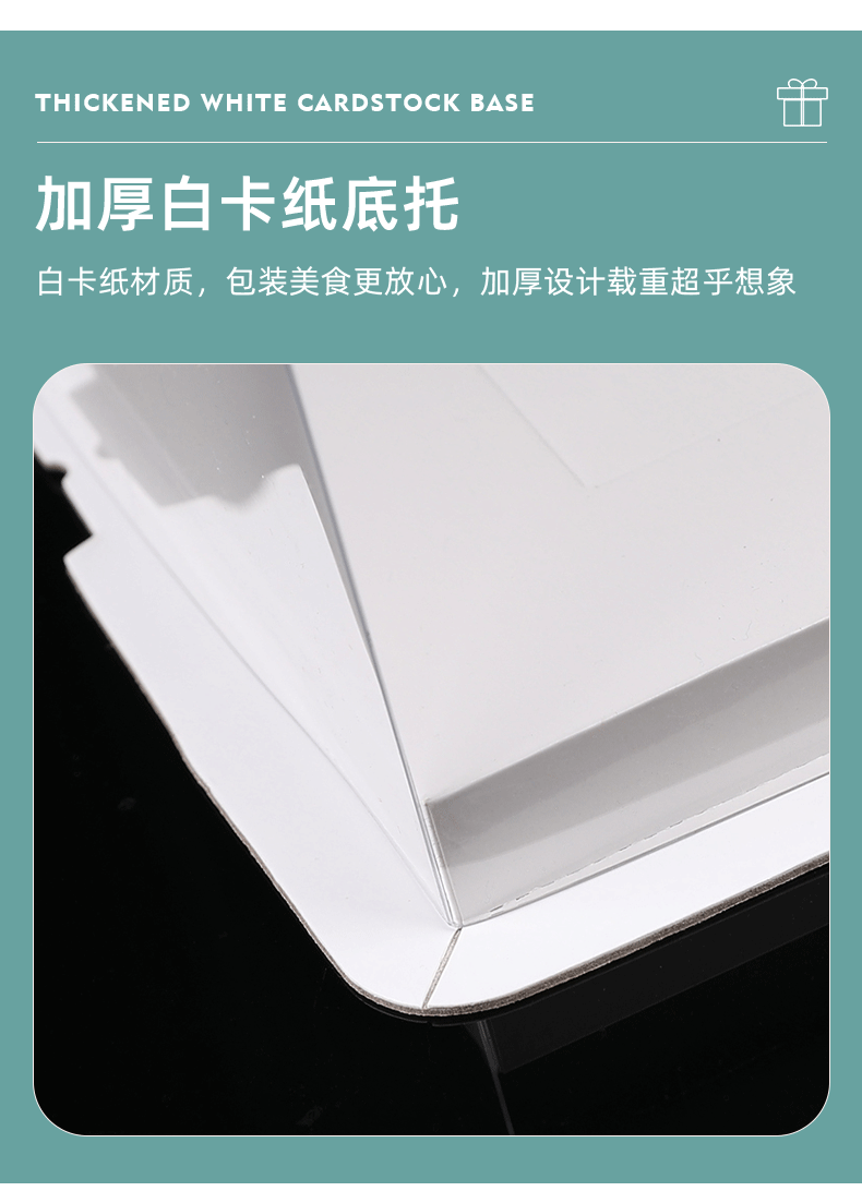 Wholesale of 4/6/8/10/12-inch three-in-one fully transparent birthday cake boxes and double-layer raised baking packaging boxes pic 5
