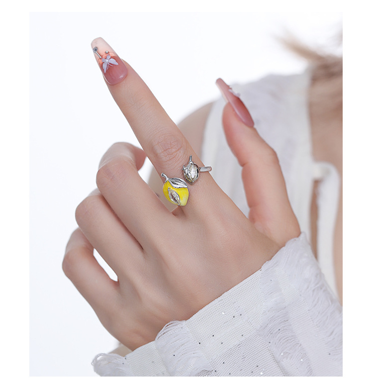 【 Customization 】 Dopamine Lemon Story Series Earrings, original design for women, sweet and fresh summer stud earrings pic 10