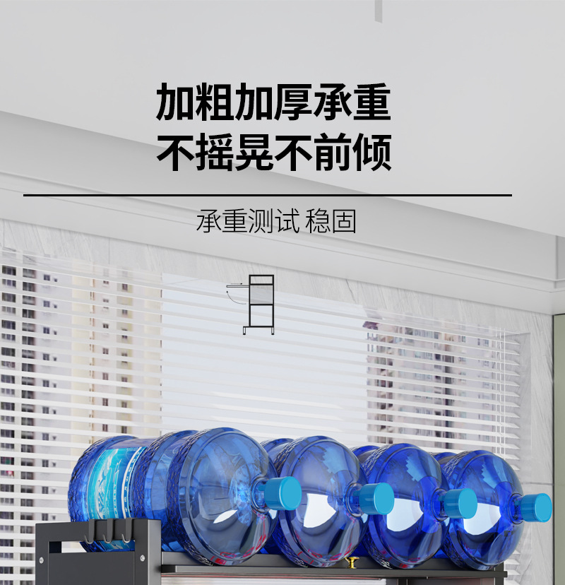 厨房水槽台面上方置物架带柜门防尘放碗盘多功能水池沥水橱柜专用详情17