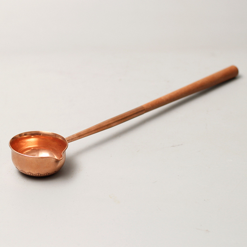 Copper hot pot for home use, thickened stainless steel pot base, copper hot pot set, suitable for family gatherings pic 12