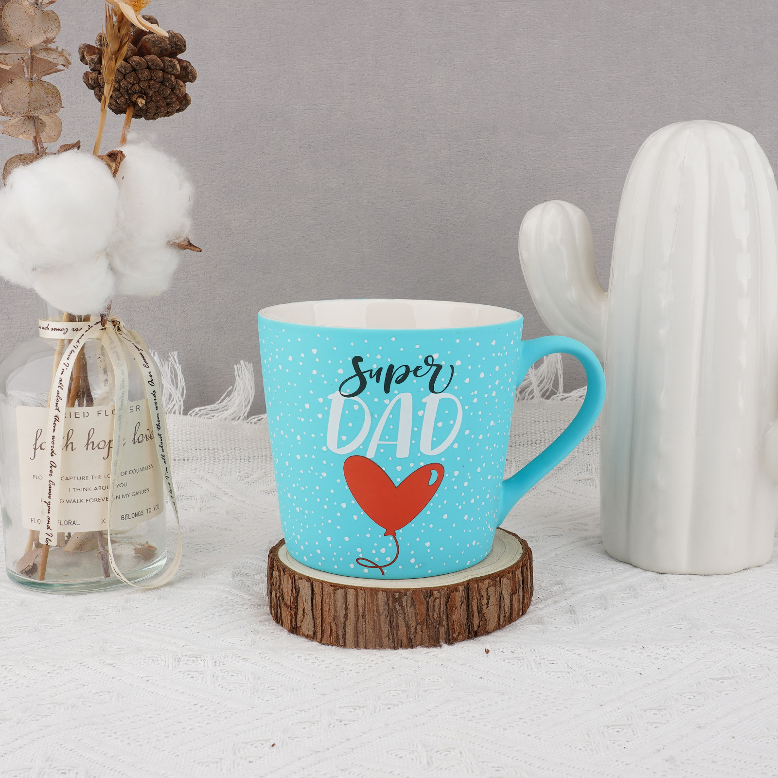 创意哑光陶瓷杯印刷logo橡胶漆马克杯直身咖啡杯子diy水杯节日礼详情12