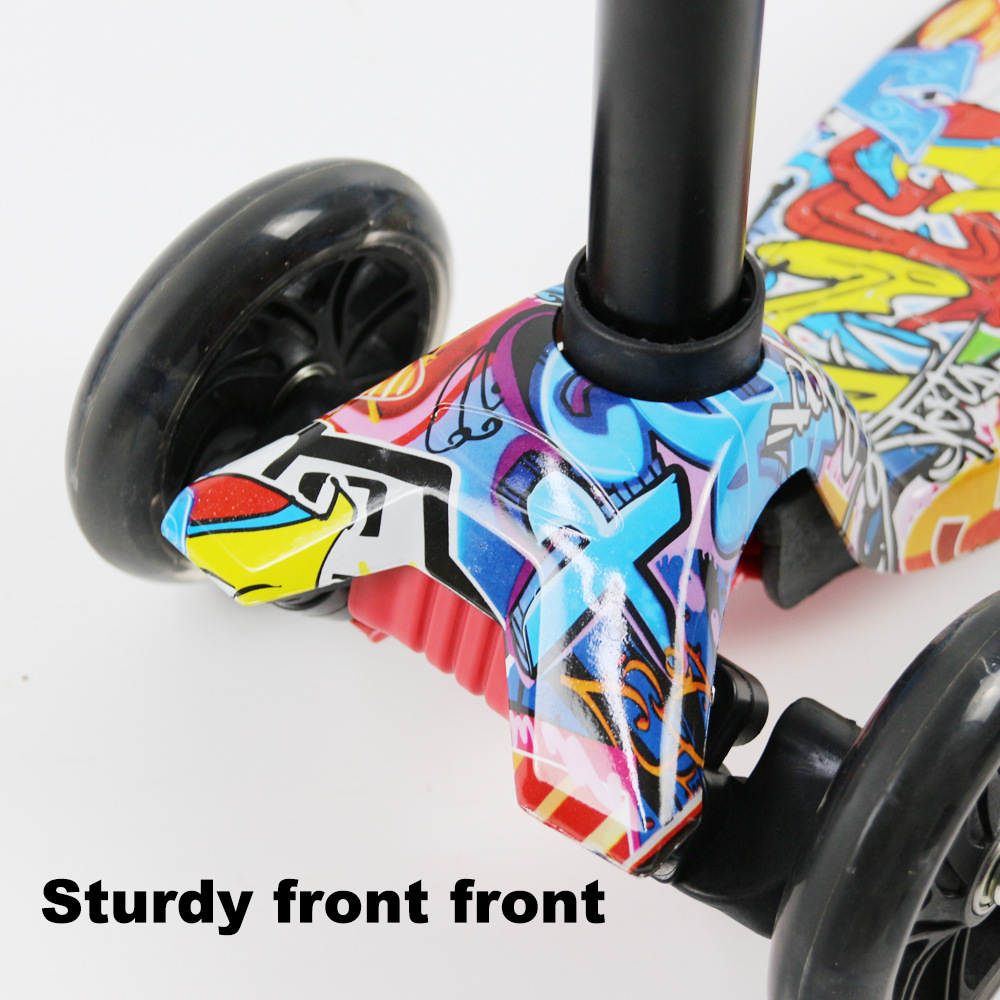 热销PU闪光轮脚踏滑板车3-12岁儿童滑板车溜溜车详情12