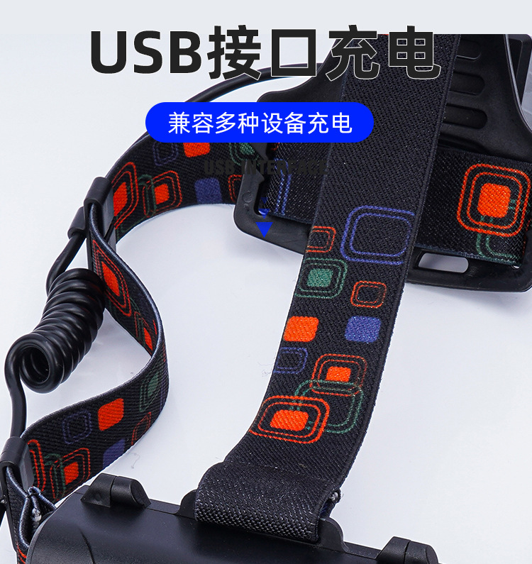 小头灯Cob头灯矿灯手电筒便携照明户外探险详情11