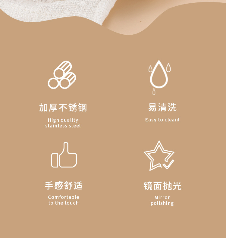 不锈钢树叶勺子创意水果叉欧式金树叶勺小咖啡勺搅拌勺甜品勺礼品详情2
