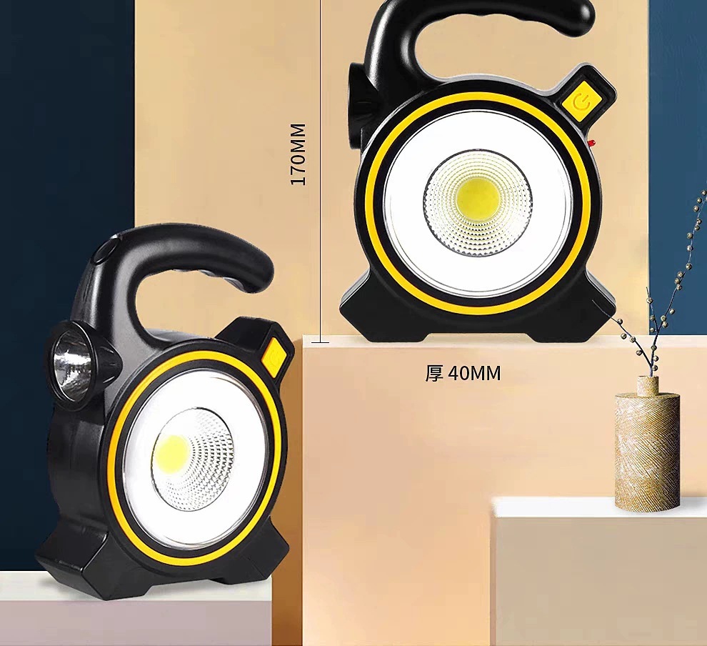 Wholesale of cross-border solar outdoor portable camping lights, portable USB charging maintenance horse lights, and emergency long-range flashlights pic 9