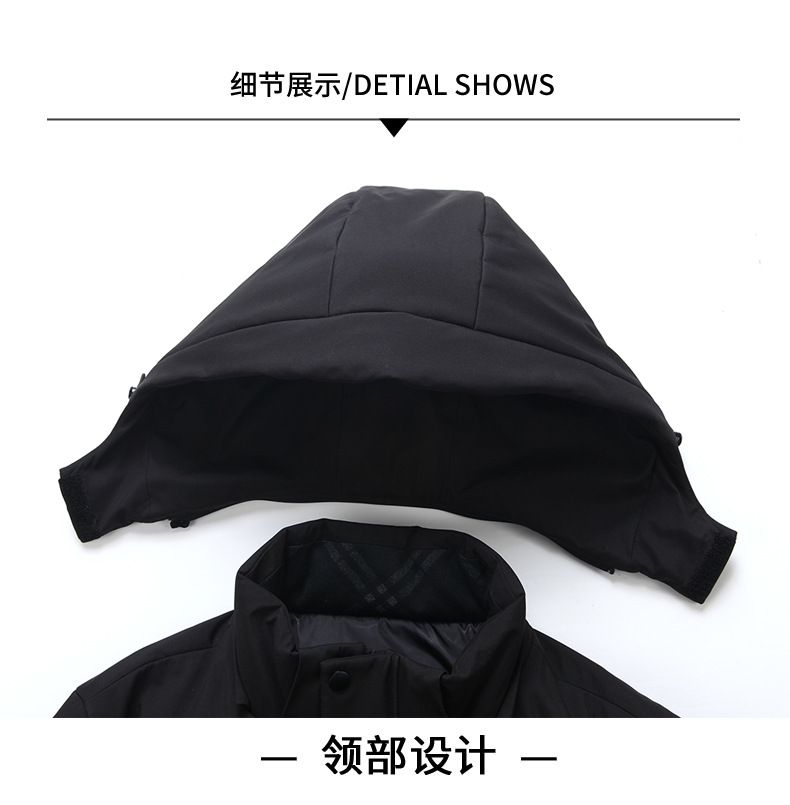 中老年羽绒服男短款加厚大码老年父亲爸爸鸭绒保暖外套加厚保暖详情22
