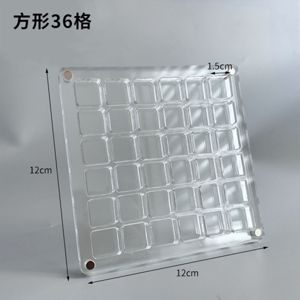 TEMUSHEIN亚克力磁吸36格贝壳宝石展示收纳盒高透饰品装饰盒支架详情17