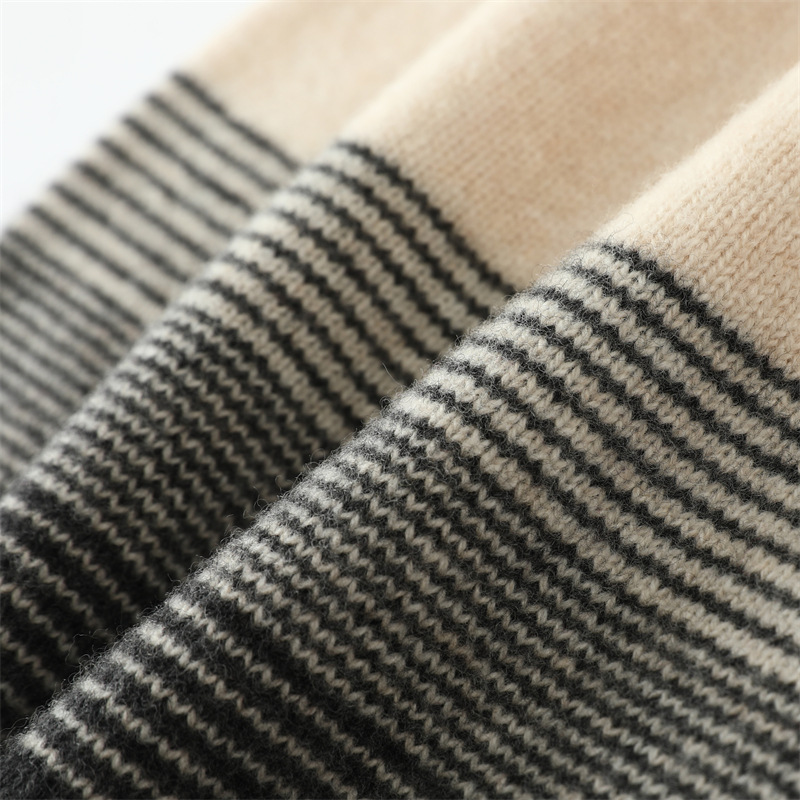 100%美丽诺极细羊毛秋冬保暖针织帽 时尚卷边休闲成人帽子 堆堆帽包头毛线帽保暖款详情16