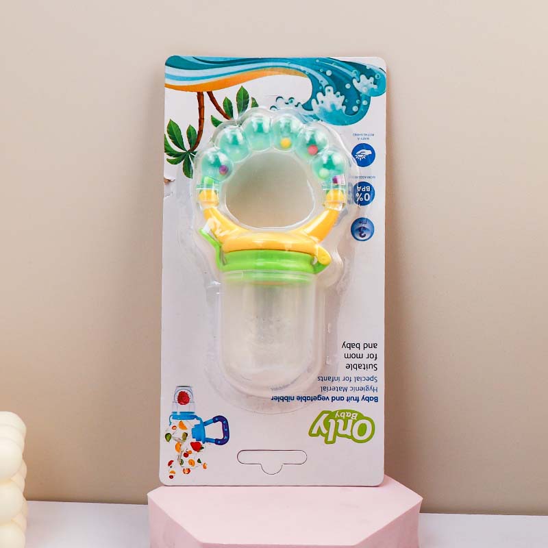 厂家直销咬咬乐摇铃果蔬婴儿果汁水果食物牙胶辅食安全硅胶磨牙详情6