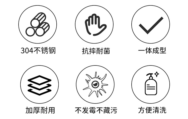 韩式不锈钢小吃盘火锅虾滑盘薯条盘金色甜品寿司盘炸鸡盘创意拼盘详情2