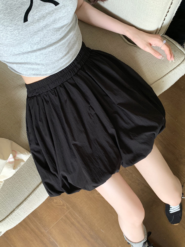 Douyin quality white flower bud short skirt for women 2025 summer new A-line skirt, elegant and versatile, puffy skirt pants pic 24