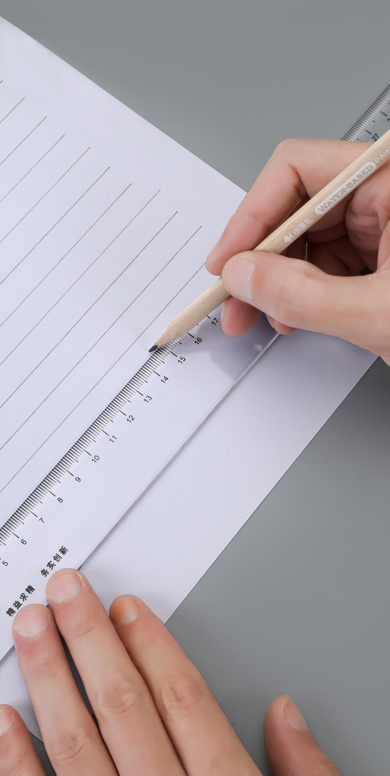 Xiaoyu transparent scale plastic transparent scale plastic ruler pic 11