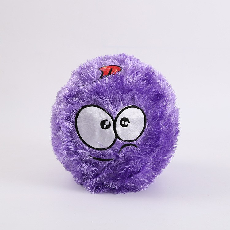 In stock: Plush balls, plush smiling face expression balls, inflatable spring balls, ugly and cute thickened large patting balls pic 3