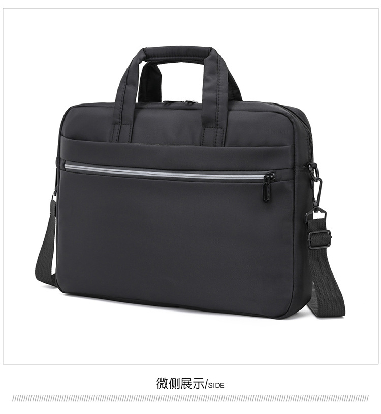 手提笔记本电脑包商务休闲单肩包简约潮搭斜挎时尚大容量横款男包详情22