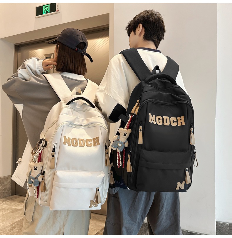 大容量多层书包初中生男女高中生双肩包减负护脊超轻便电脑背包详情13