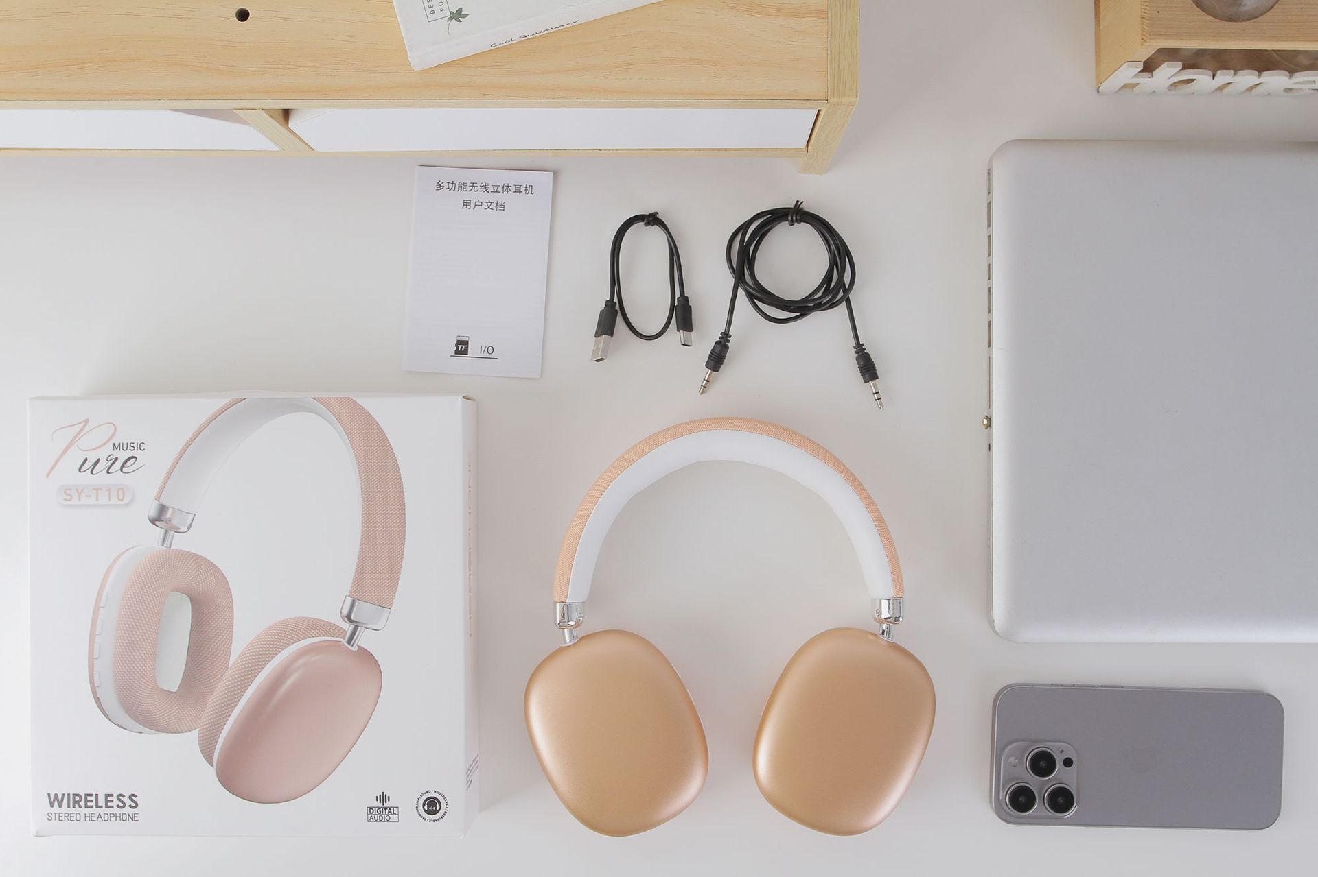 头戴式高端音乐蓝牙耳机不漏音超长续航无线外贸耳麦工厂跨境批发详情29