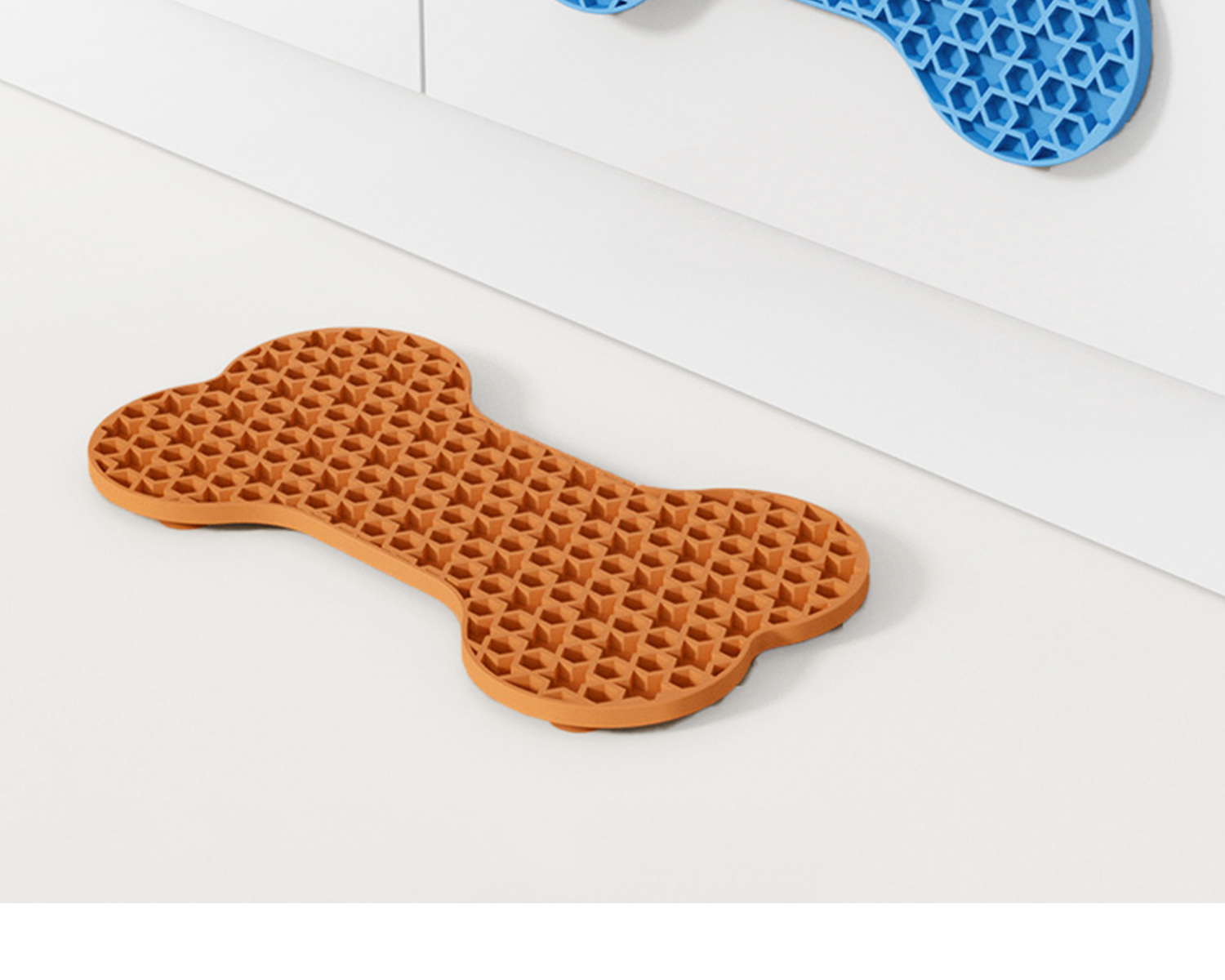 Silicone pet suction cup licking mat, placemat, anti-stain slow food plate, dog slow food pad, dog licking mat, slow food training pad pic 11