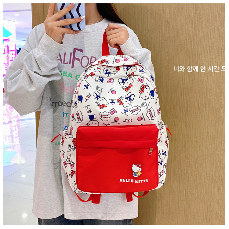 New cute cartoon Sanrio Pacha Dog backpack, a lightweight schoolbag for junior and senior high school students with cartoon comics pic 6