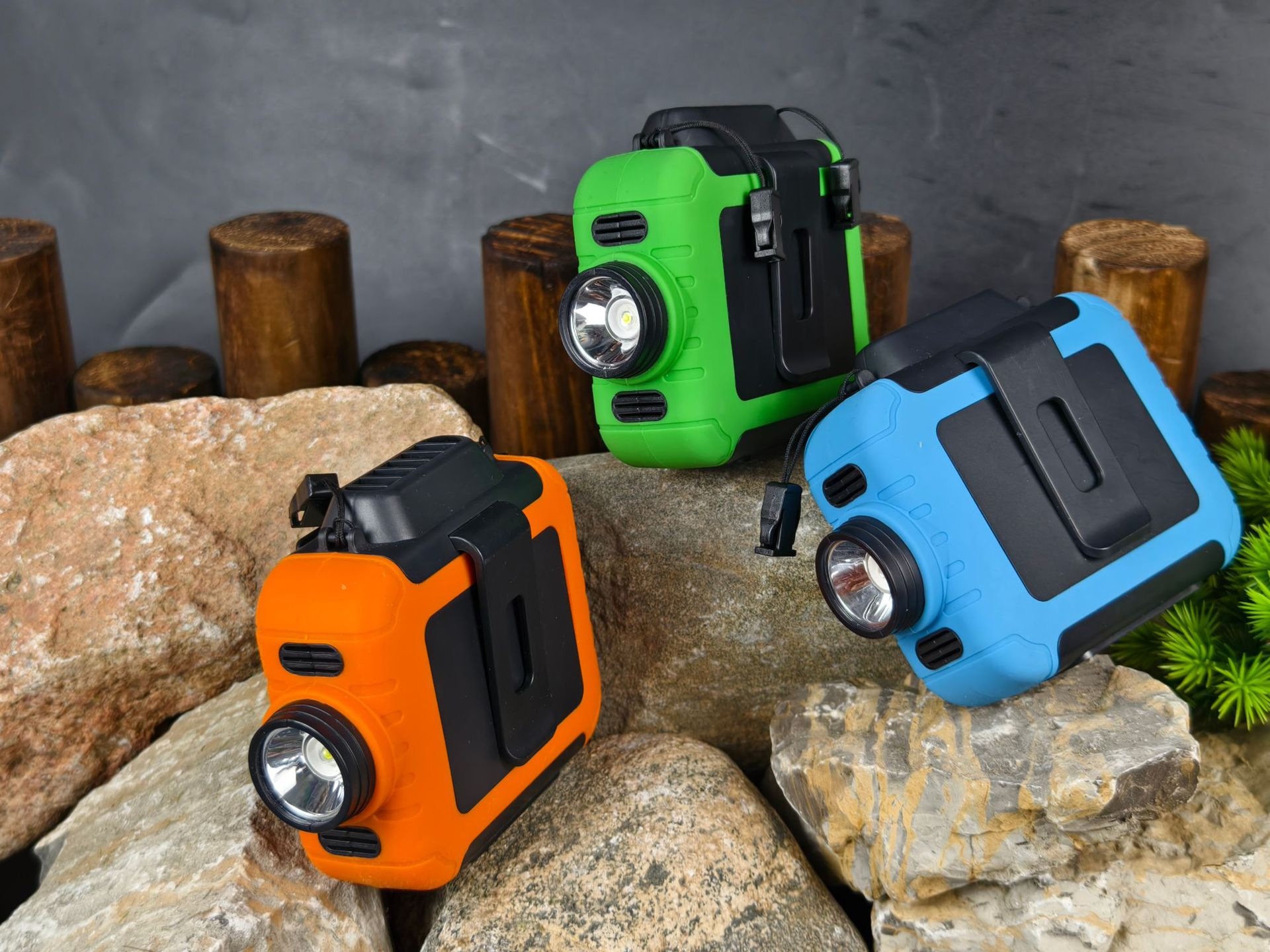 挂腰风扇！充电宝手电筒多功能风扇大风力学生工地夜钓旅行登山详情20