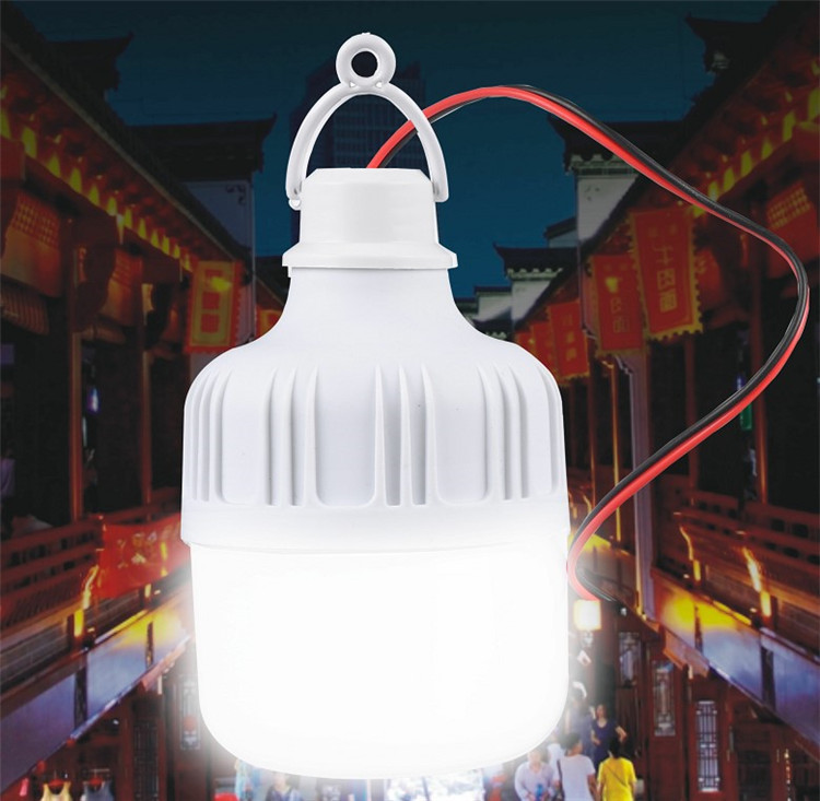 led bulb 12-85V low-voltage bulb, battery, high-brightness, super bright 36V, screw-top night market street lamp, emergency light pic 3