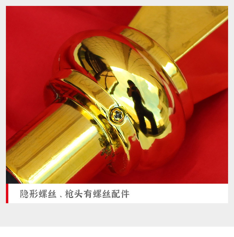 电镀金色铝合金世界杯礼堂旗枪头手摇旗世界各国旗帜详情8