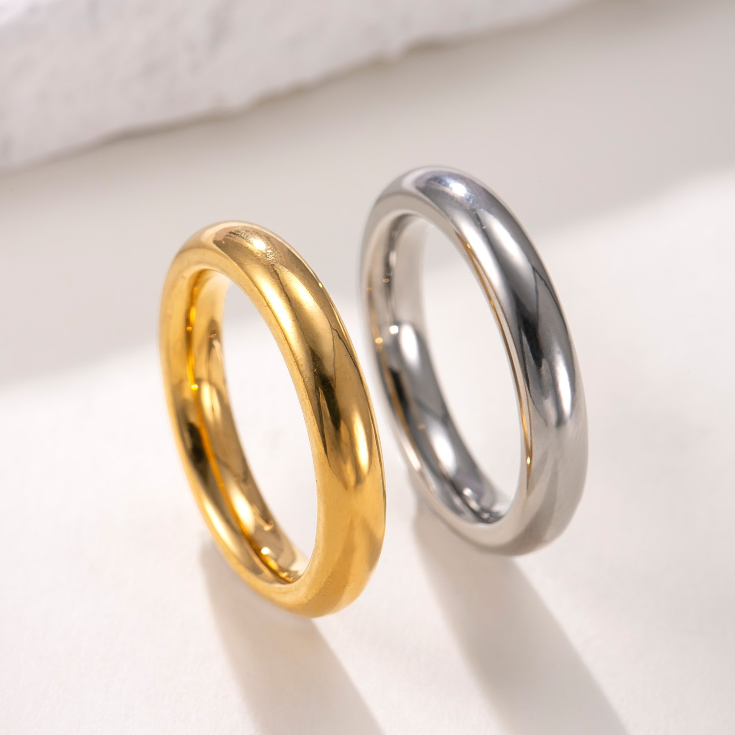 跨境爆款不锈钢戒指3/4/6/8mm内外球光面指环时尚简约钛钢饰品厂详情11